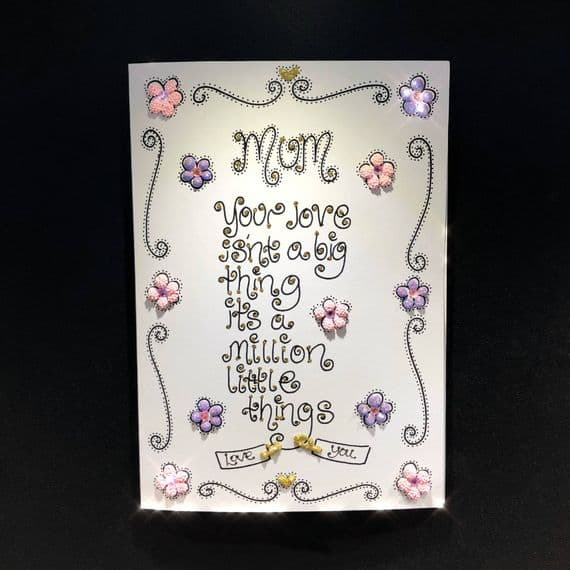 Mum, Your Love Isn't A Big Thing...