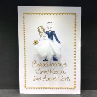 Net Dress Bride & Groom