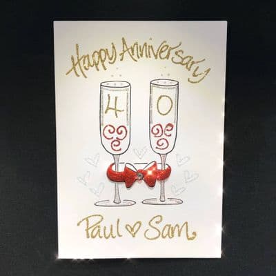 Pair of Glasses; Choose Bow Colour