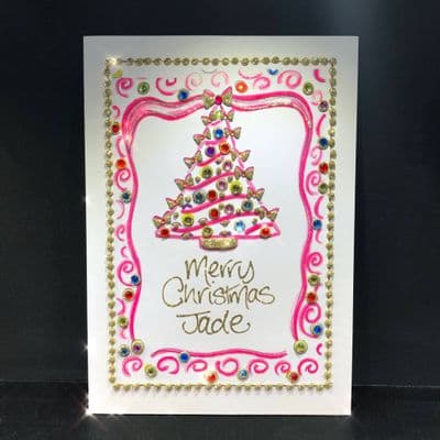 Pink Bling Christmas Tree