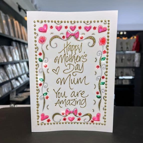 Pink Hearts, Roses And Bows Border