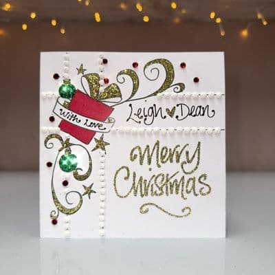 Present in the Corner Christmas Card