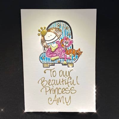 Princess in Armchair