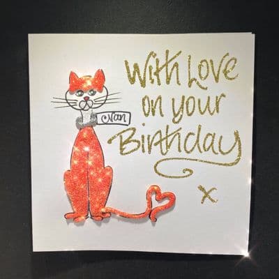 Pussy Cat: Orange, White, Brown, Grey or Black