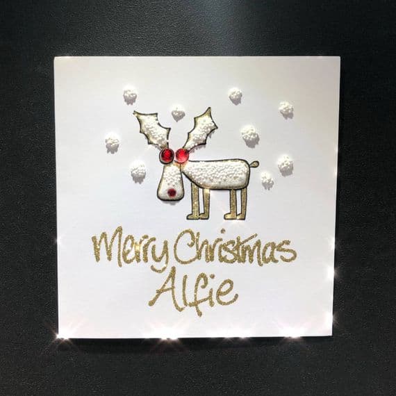 Reindeer in the Snow