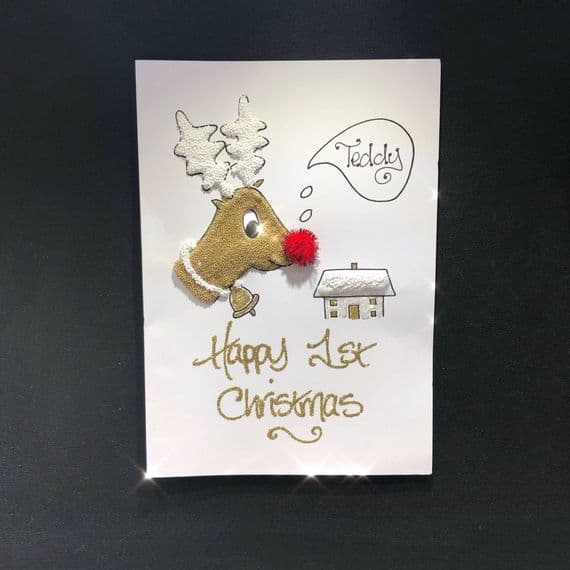 Rudolph Christmas Card