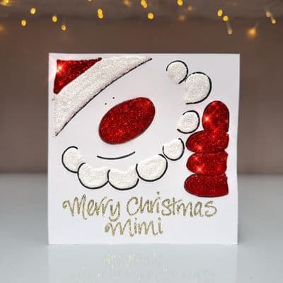 Santa Thumb's Up Christmas Card