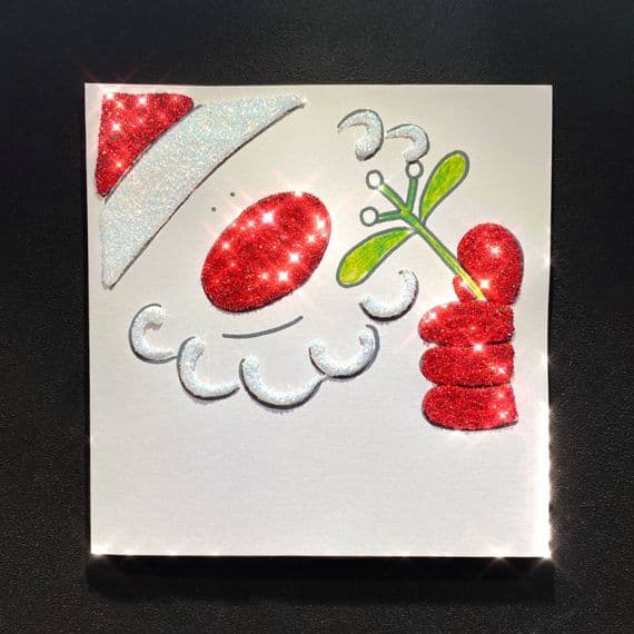 Santa with Mistletoe