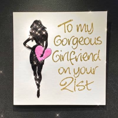 Silhouette Girl with Heart