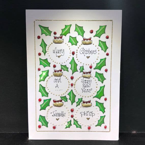 Six Christmas Baubles