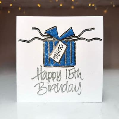 Small Blue Present with Bow