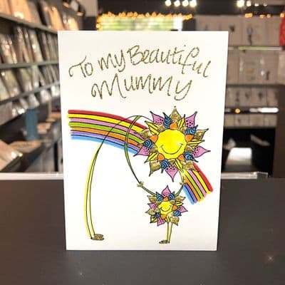 Sunflowers Under the Rainbow