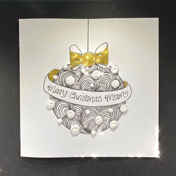 Swirly Bauble with Bow