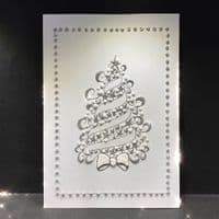 Swirly Christmas Tree; Gold or Silver