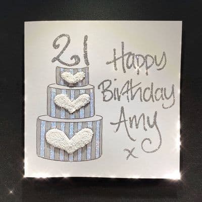 Three Tier Heart Cake