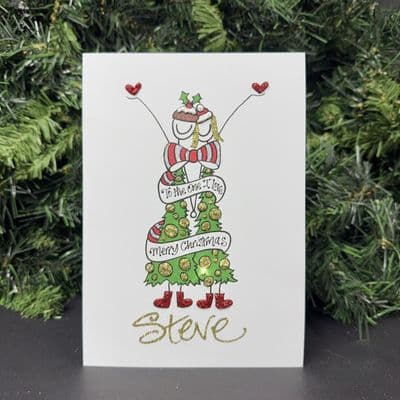 Tree Couple Christmas Card