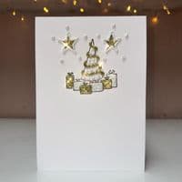 Tree with Presents Christmas Card