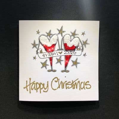 Two Christmas Hearts