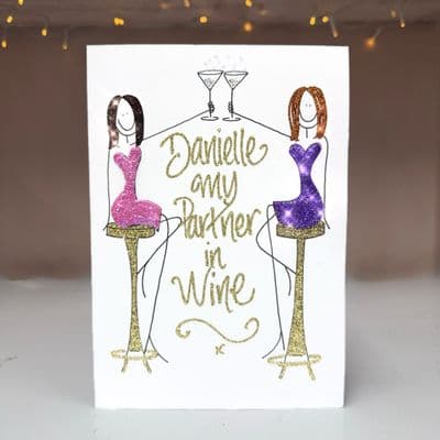 Two Girls on Bar Stools