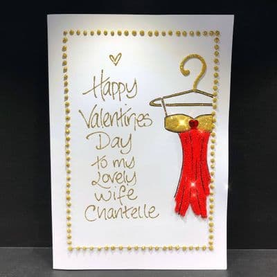 Valentine Hanging Red Dress