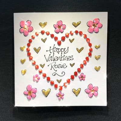 Valentine Heart & Flowers