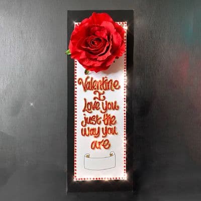 Valentine I Love You Just the Way You Are.