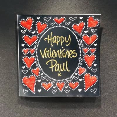 Valentine's Oval Heart Border