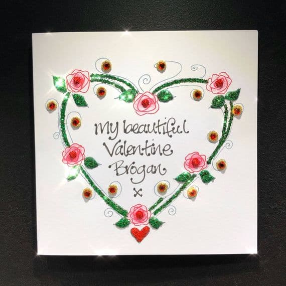 Valentines Heart & Roses