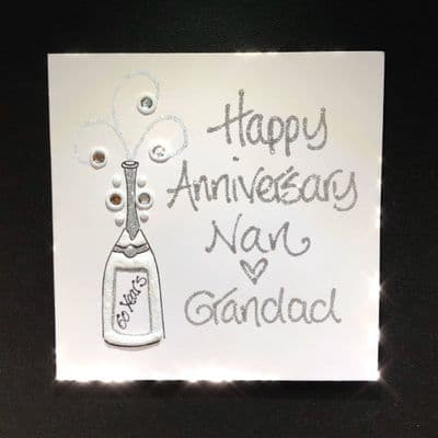 White Champagne Bottle