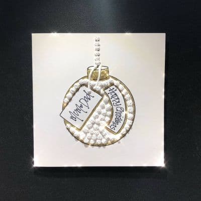 White Christmas Bauble