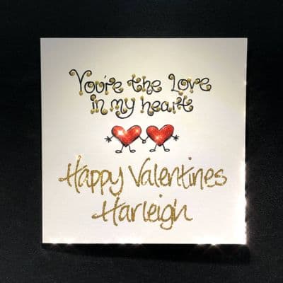 You're The Love In My Heart in Red