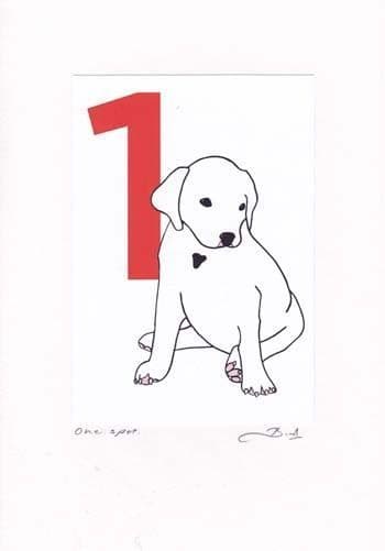 1 Spot Birthday Card