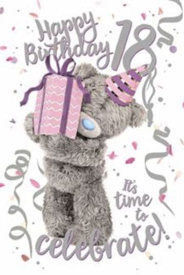 18th Birthday ( 3D ) Birthday card