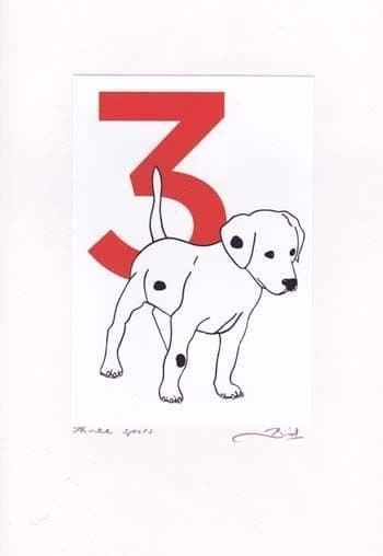 3-Spots Birthday Card