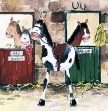 Alice's Stable Any occasion greeting card