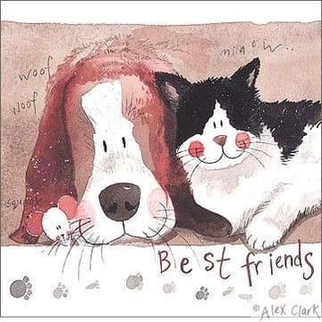 Best Friends Greetings Card