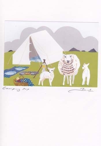 Camping Trip Greetings Card