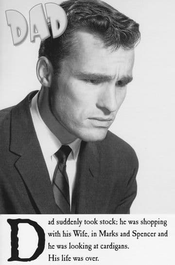 Cardigan Greetings Card