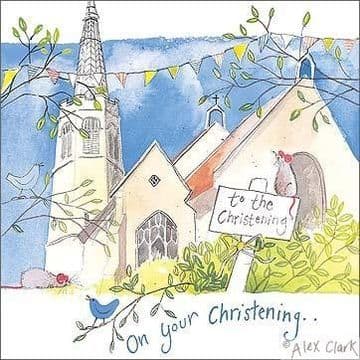 Church Christening Card