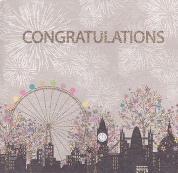 Congratulations ( London Skyline ) Congratulations card