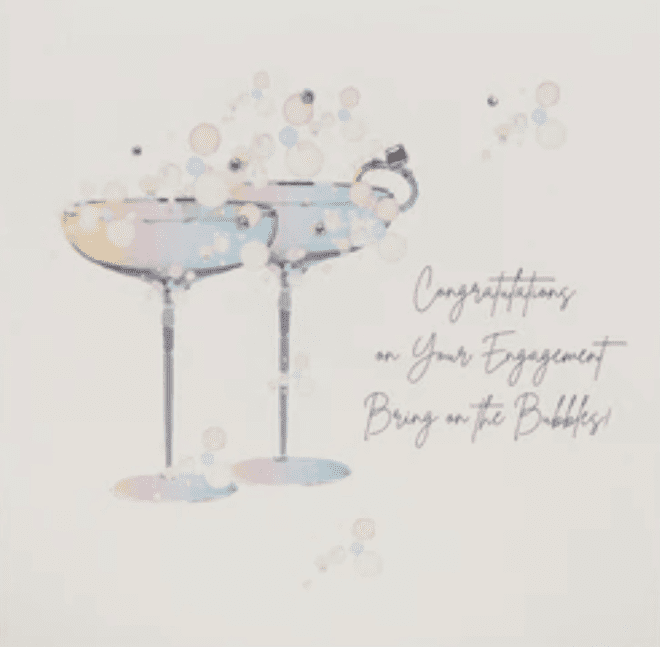 Congratulations on your Engagement card