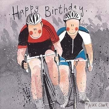 Cyclists Birthday Card