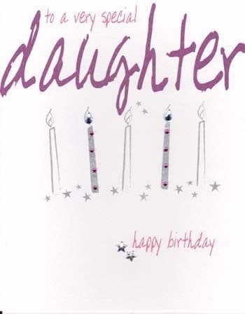 Daughter Birthday Card