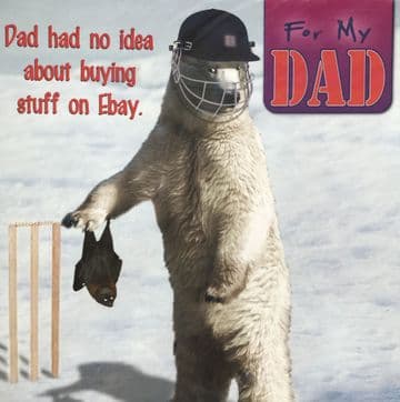 Ebay Fathers Day card