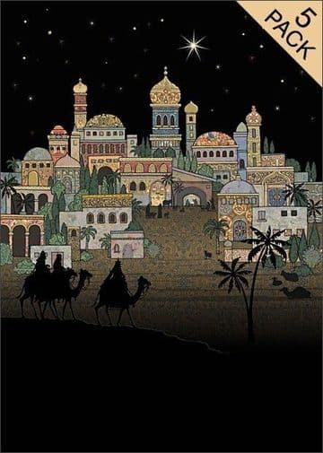 Entering Bethlehem ( 5PK ) Christmas cards