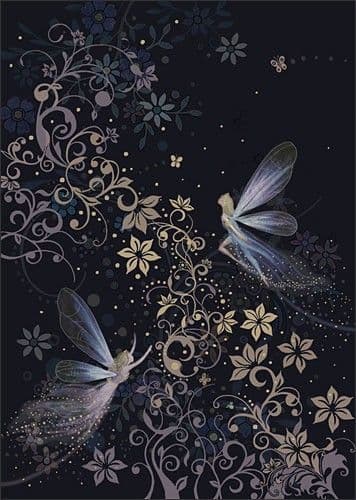 Fairyland Blank embossed / foiled greeting card