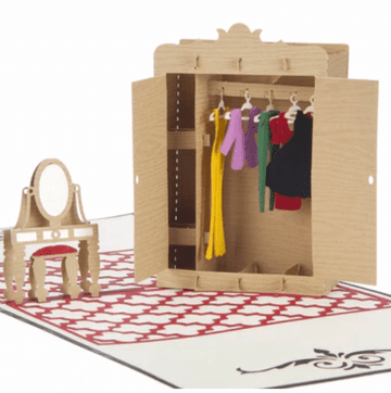 Fashion Lover Pop up Greeting card