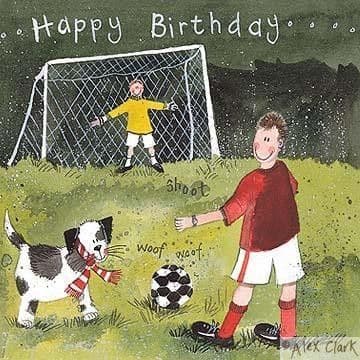 Football Birthday Card