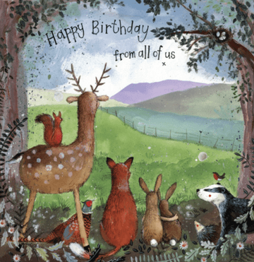 Forest Friends Birthday card