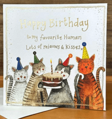 From the Cat Happy Birthday card